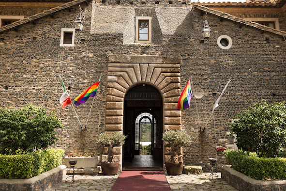 Gay destination wedding video - Italian Castle