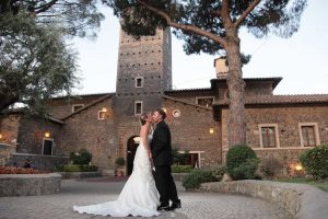 castle wedding in Rome