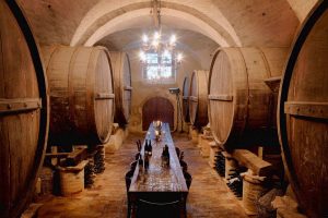 Castello di Semivicoli Abruzzo Italy - Antique Wine Cellar for Wine Tasting at your wedding in Abruzzo