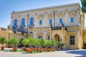 Large luxury wedding venue Villa Aurelia central Rome, extensive gardens, terraces and elegant interiors. 