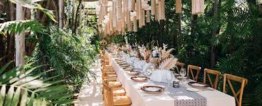 luxury wedding table in Italy