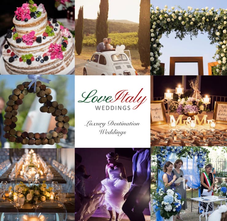wedding planner Italy montage